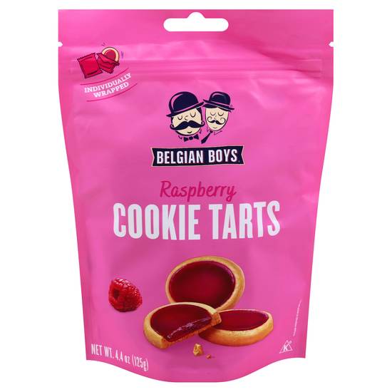 Belgian Boys Raspberry Cookie Tarts (4.4 oz)