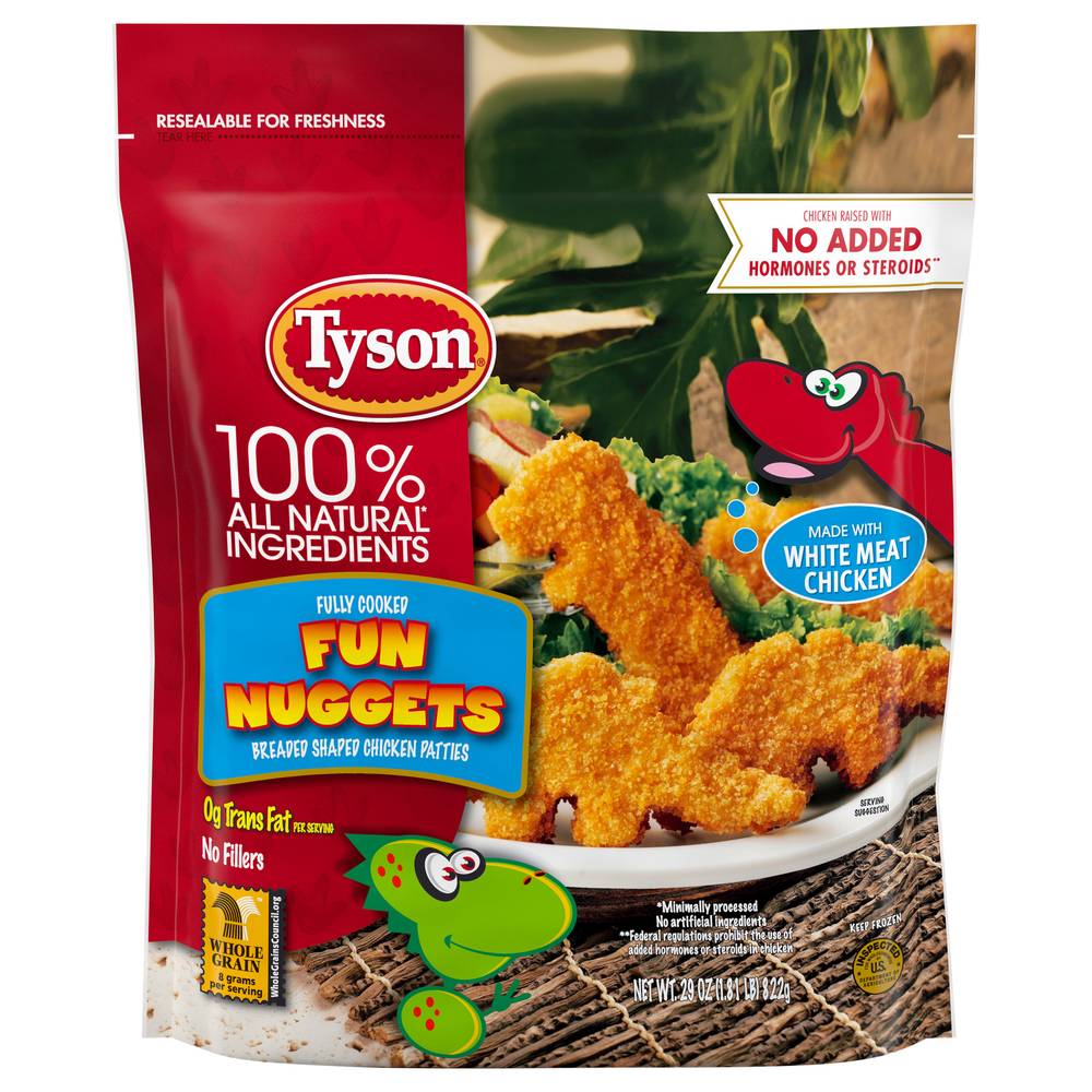 Tyson Fully Cooked Fun Chicken Nuggets (1.81 lbs)