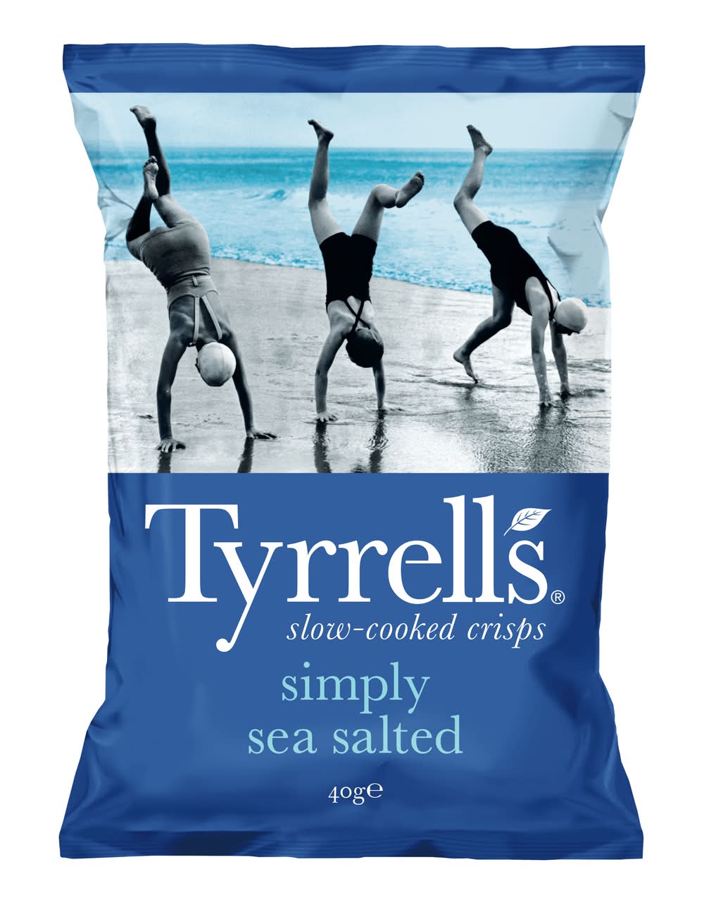 Tyrrell's - Chips de pomme de terre, sel de mer (40g)