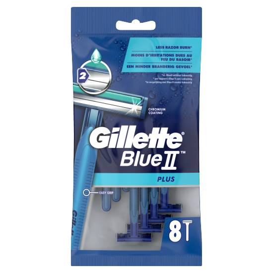Gillette Blueii Plus Men's Disposable Razors (8ct)