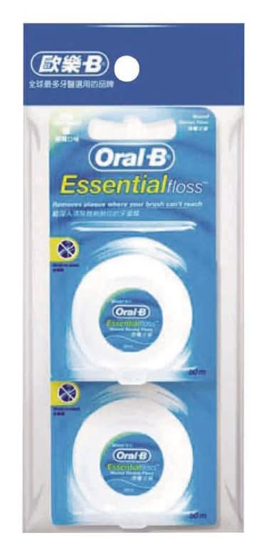 Oral-B歐樂B 牙線50M - 薄荷微蠟 (2 入)