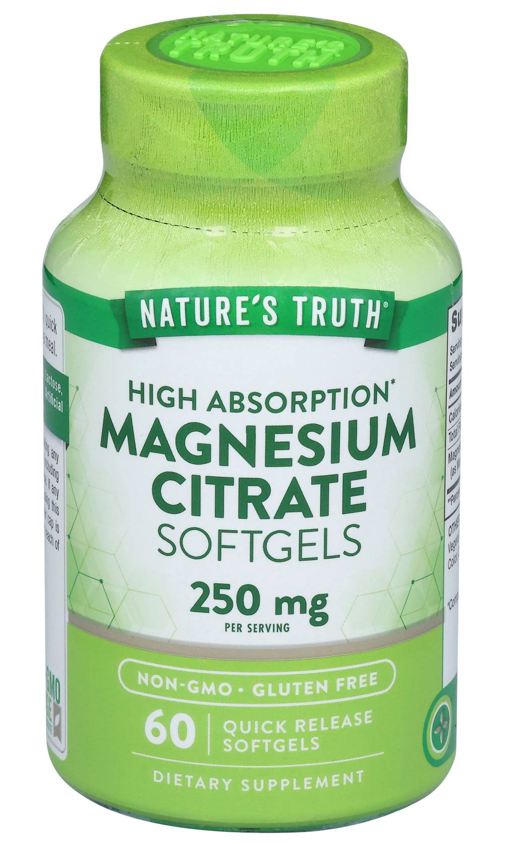 Nature's Truth Magnesium Citrate 250 mg Softgels (60 ct)