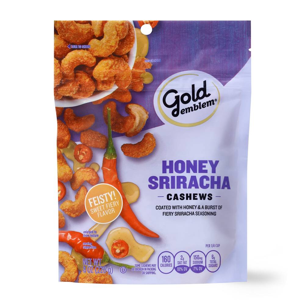 Gold Emblem Honey Sriracha Cashews (sweet fiery)