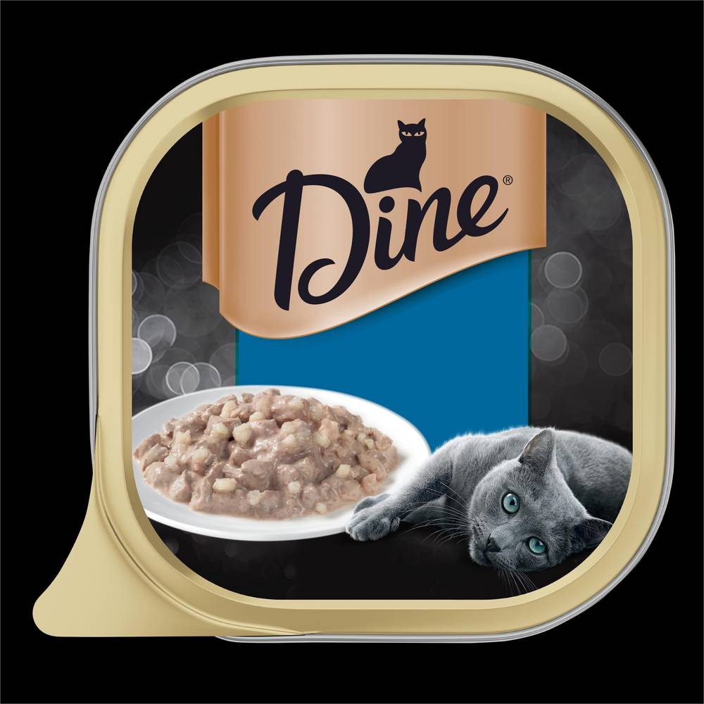 Dine Saucy Morsels With Tuna Mornay & Cheese Wet Cat Food Tray Delivery