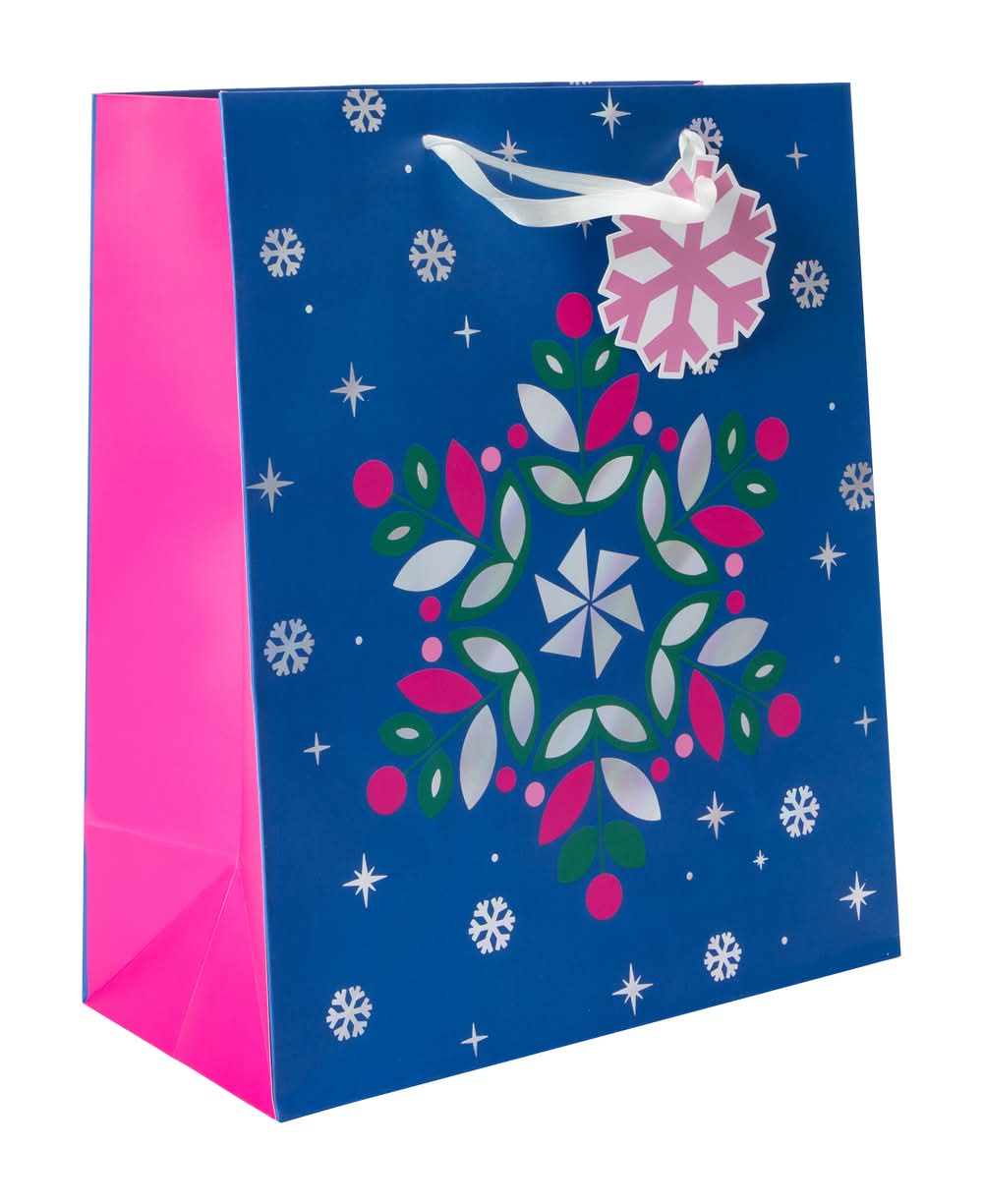Christmas Gift Bag Snowflake