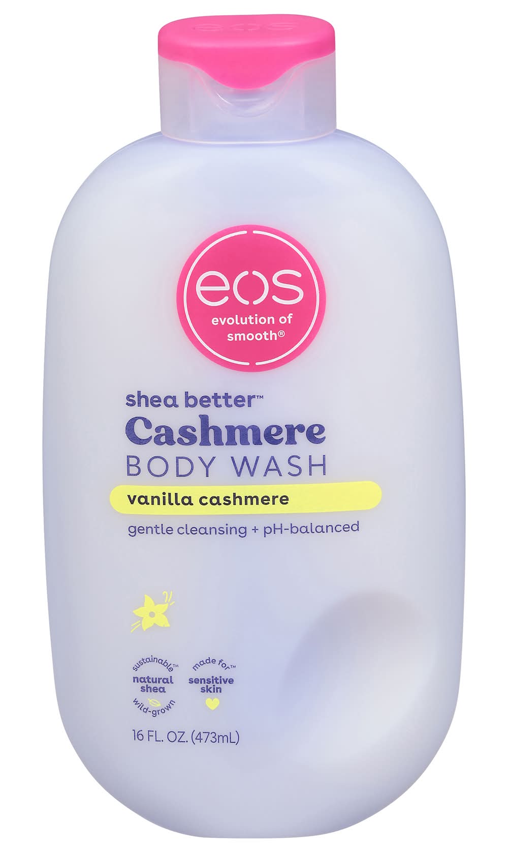 eos Shea Better Cashmere Body Wash, Vanilla Cashmere (16 fl oz)