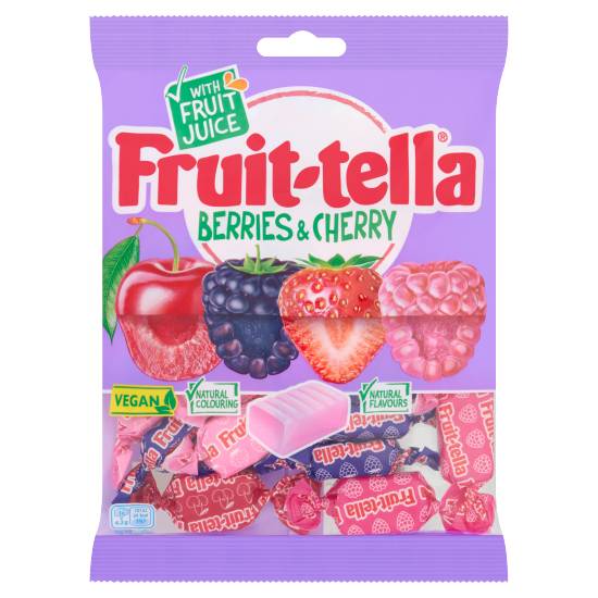 Fruit-Tella Berries & Cherry 170g