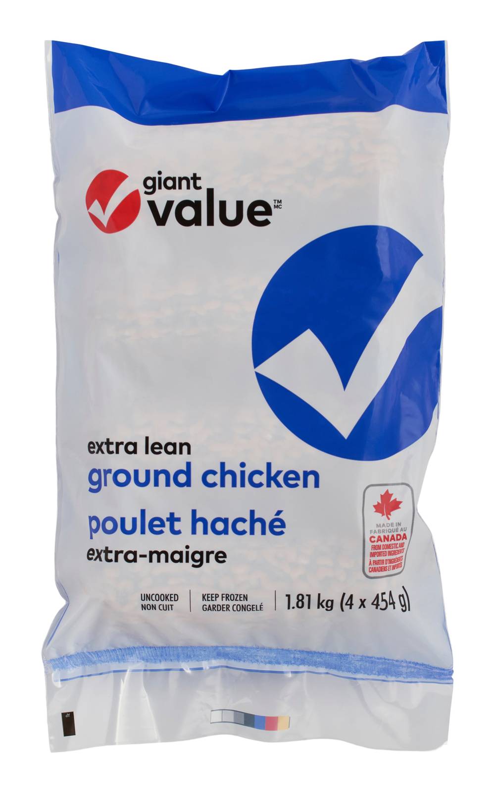 Giant Value Extra Lean Ground Chicken, 1.8 kg
