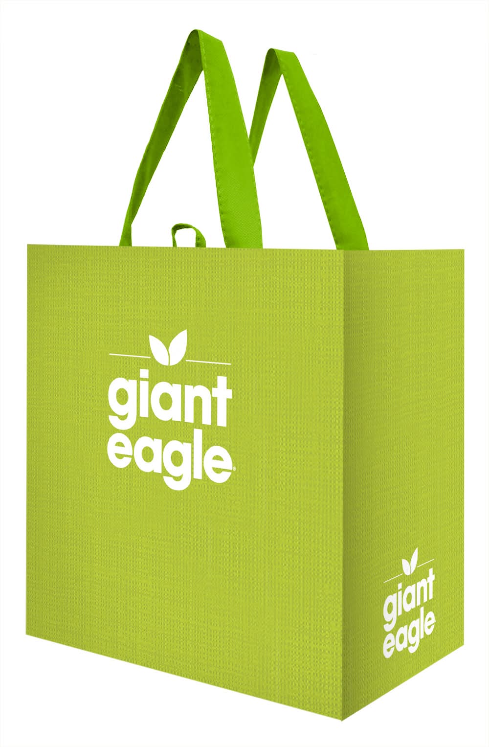 Ge Burlap Print Reuse Bag