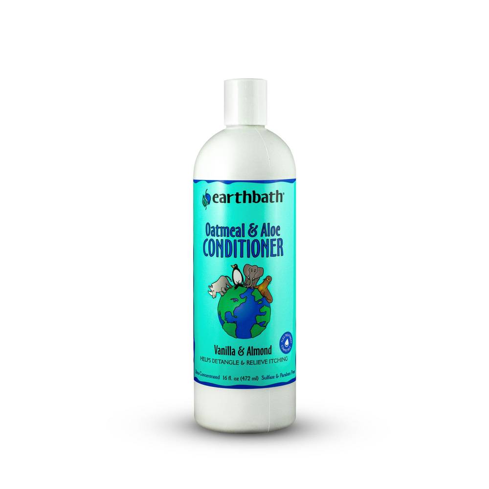 Earthbath Oatmeal & Aloe Dog & Cat Conditioner, 16oz (size: 16oz, size: 16oz)