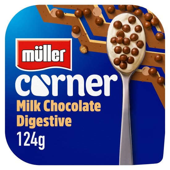 Müller Vanilla, Corner Milk Chocolate Digestives Yogurt (124g)