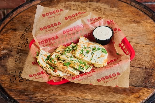 Rajas Quesadilla