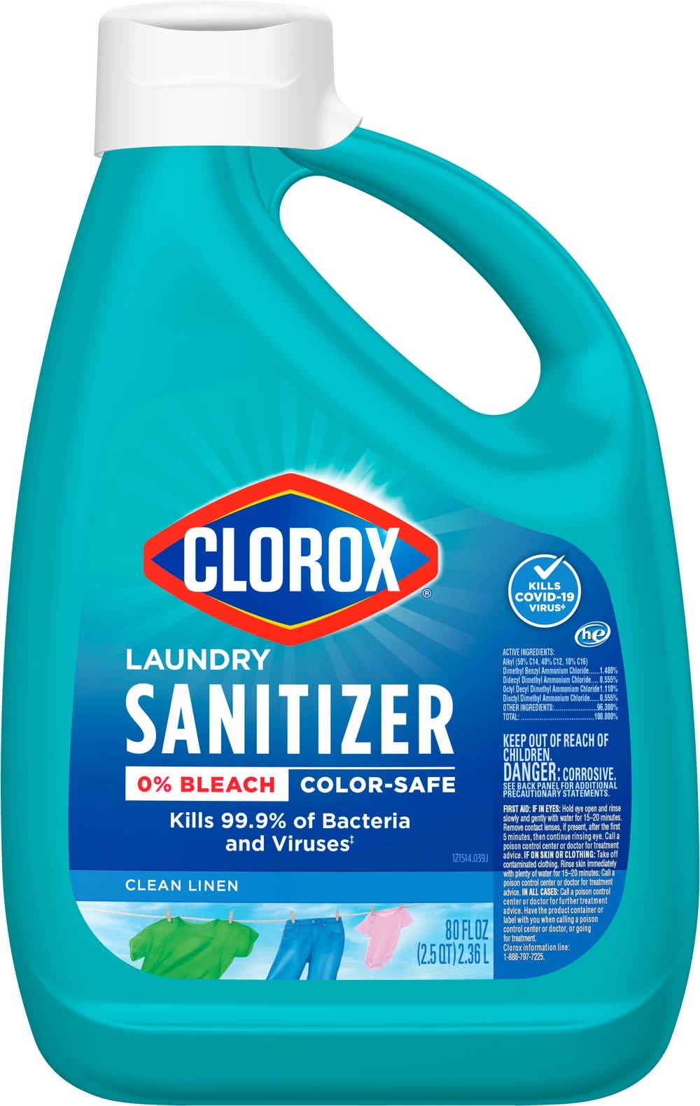 Clorox Active Fresh Laundry Sanitizer (80 fl oz)
