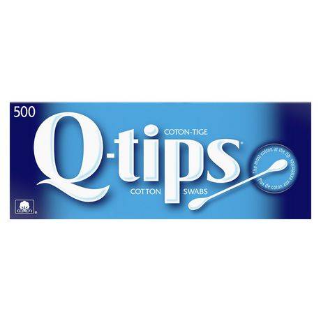 Q-tips Cotton Swabs (500 ct)