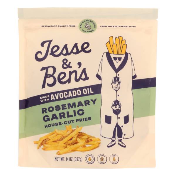 Jesse & Ben's Fries, Rosemary-Garlic (14 oz)