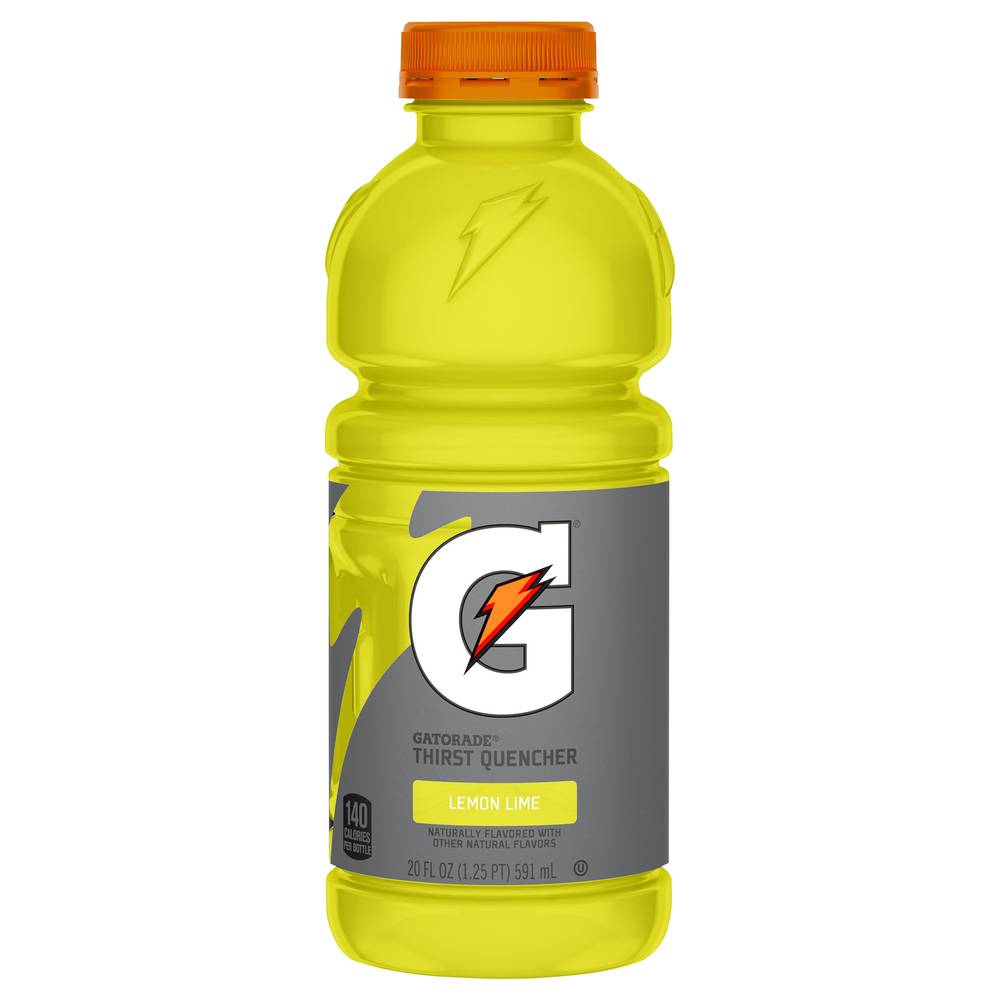 Gatorade Thirst Quencher Electrolyte Enhanced Sports Drink (20 fl oz) (lemon-lime)