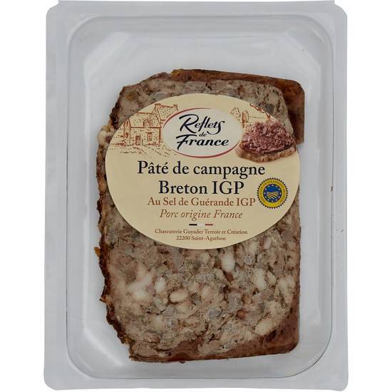 Reflets de France - Pâté de campagne breton IGP au sel de Guérande