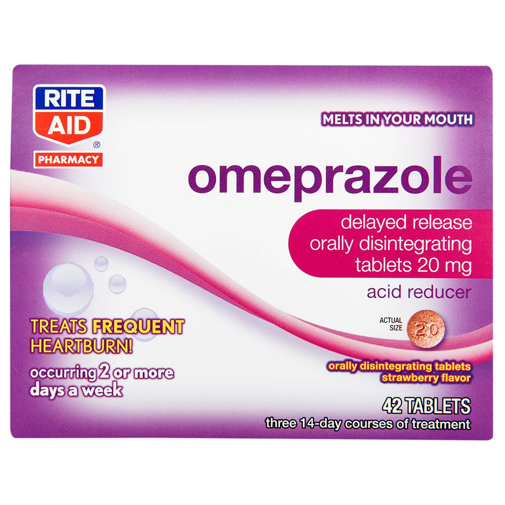 Rite Aid Omeprazole Orally Disintegrating Tablet (42 ct)