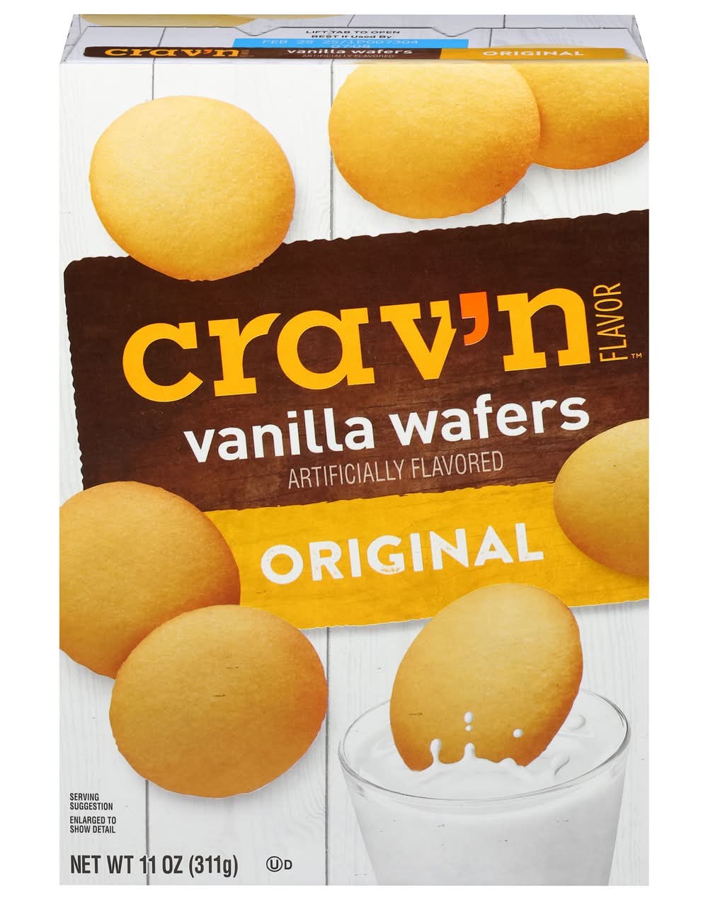 Crav'n Flavor Original Wafers, Vanilla (11 oz)
