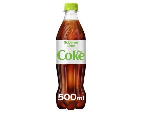Diet Coke Sublime Lime 500ml