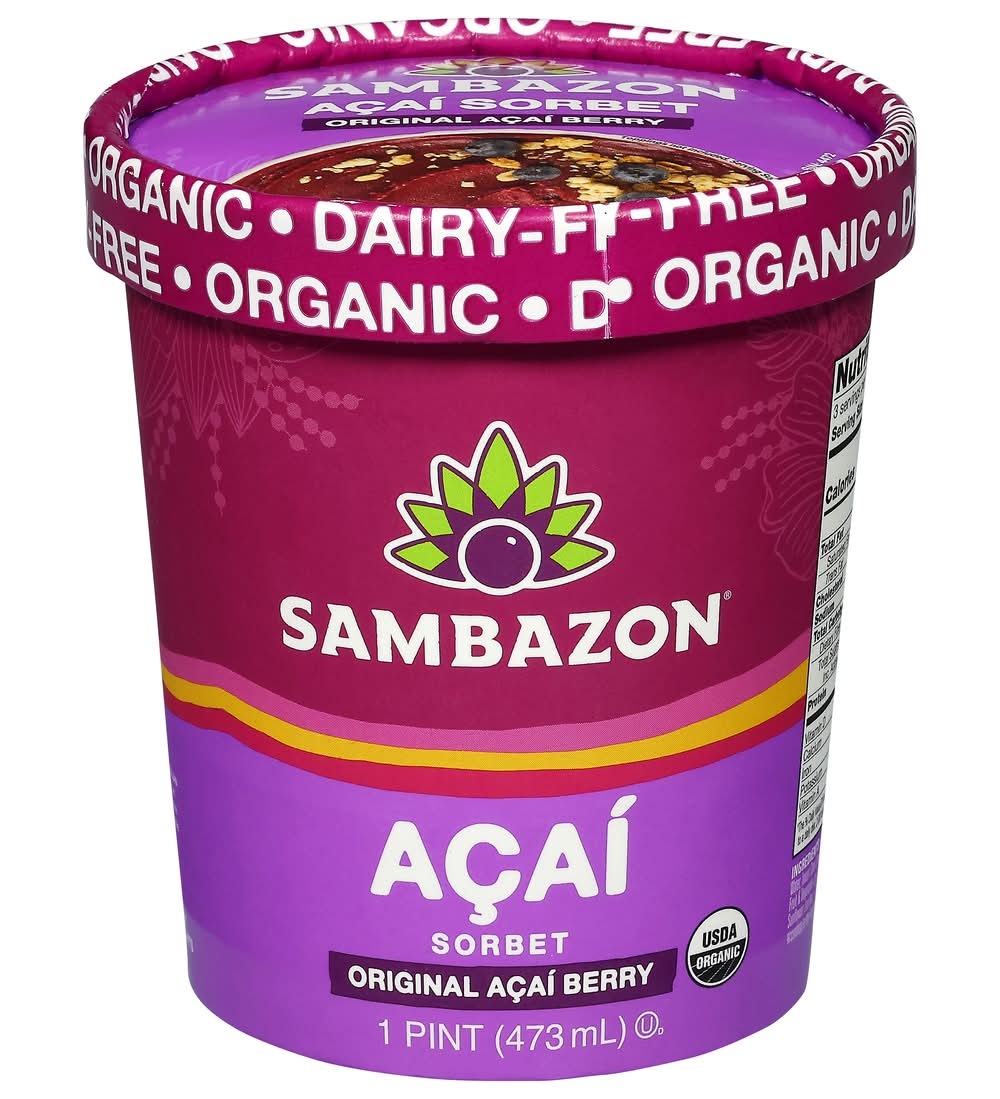 Sambazon Original Sorbet, Açai Berry (473 ml)