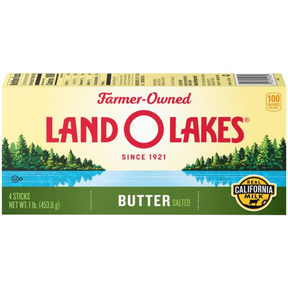 Land O'Lakes Salted Butter Sticks (1 lbs, 4 ct)