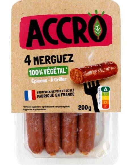 Accro - Merguez à griller 100% vegetal (4)