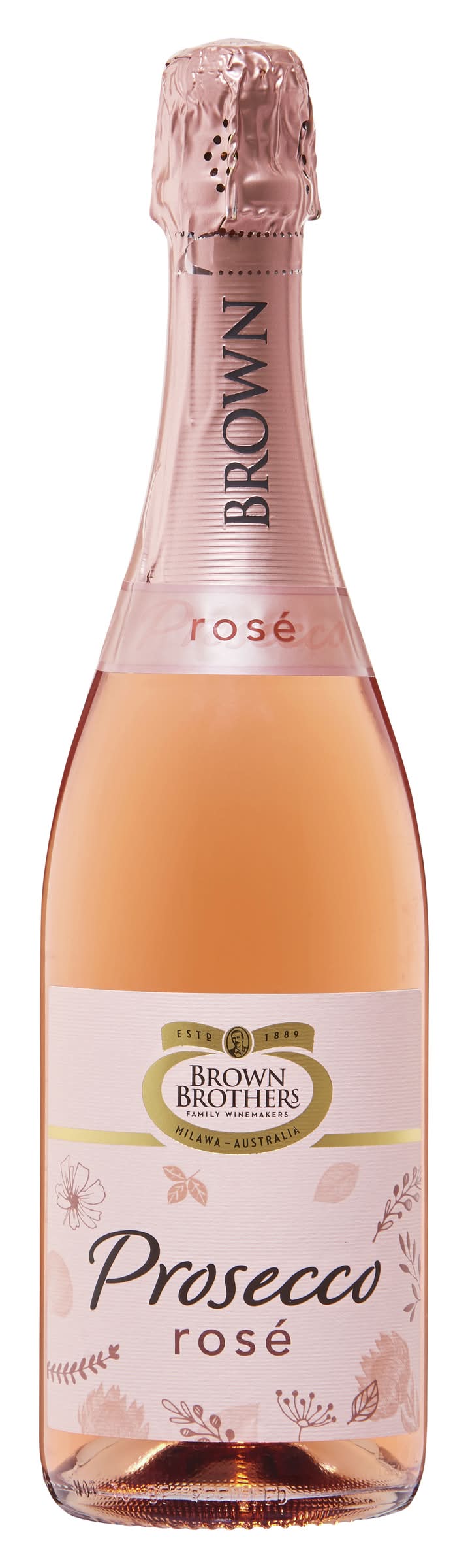 Brown Brothers Presecco Rose Wine (750mL)
