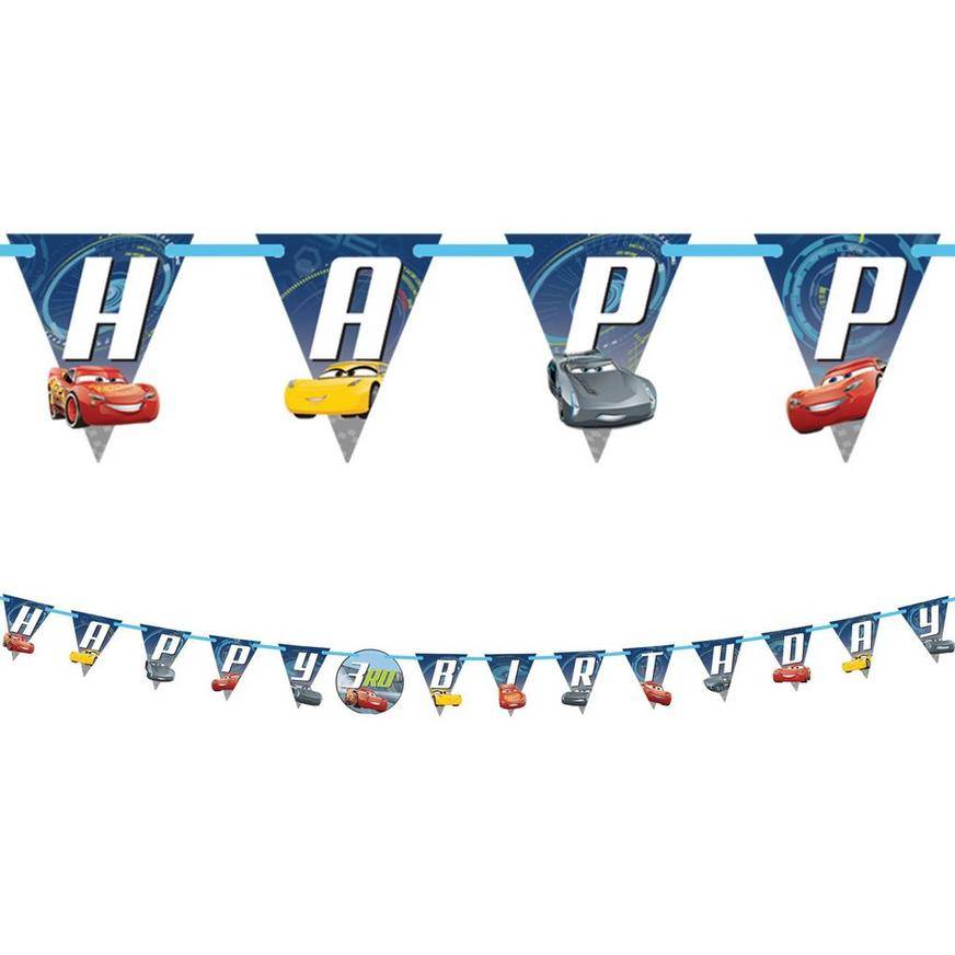 Party City Car Birthday Banner Kit (multi)