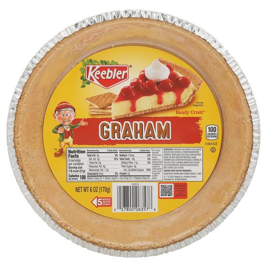 Keebler Ready Crust 9 Inch Graham Pie Crust