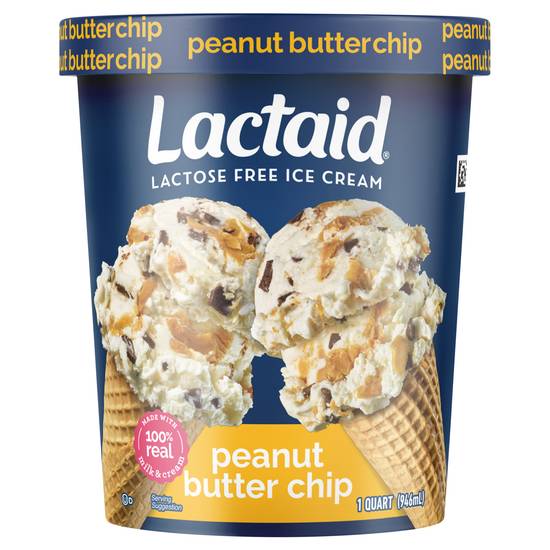 Lactaid 100% Lactose Free Peanut Butter Pie Ice Cream (1 quart)