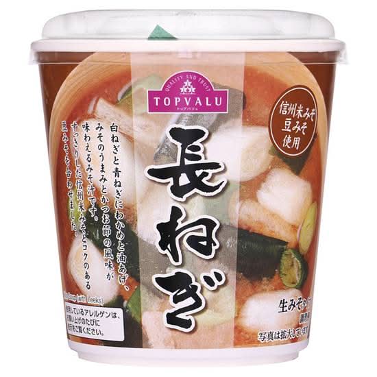 トップバリュ カップみそ汁長ねぎ 25.4g