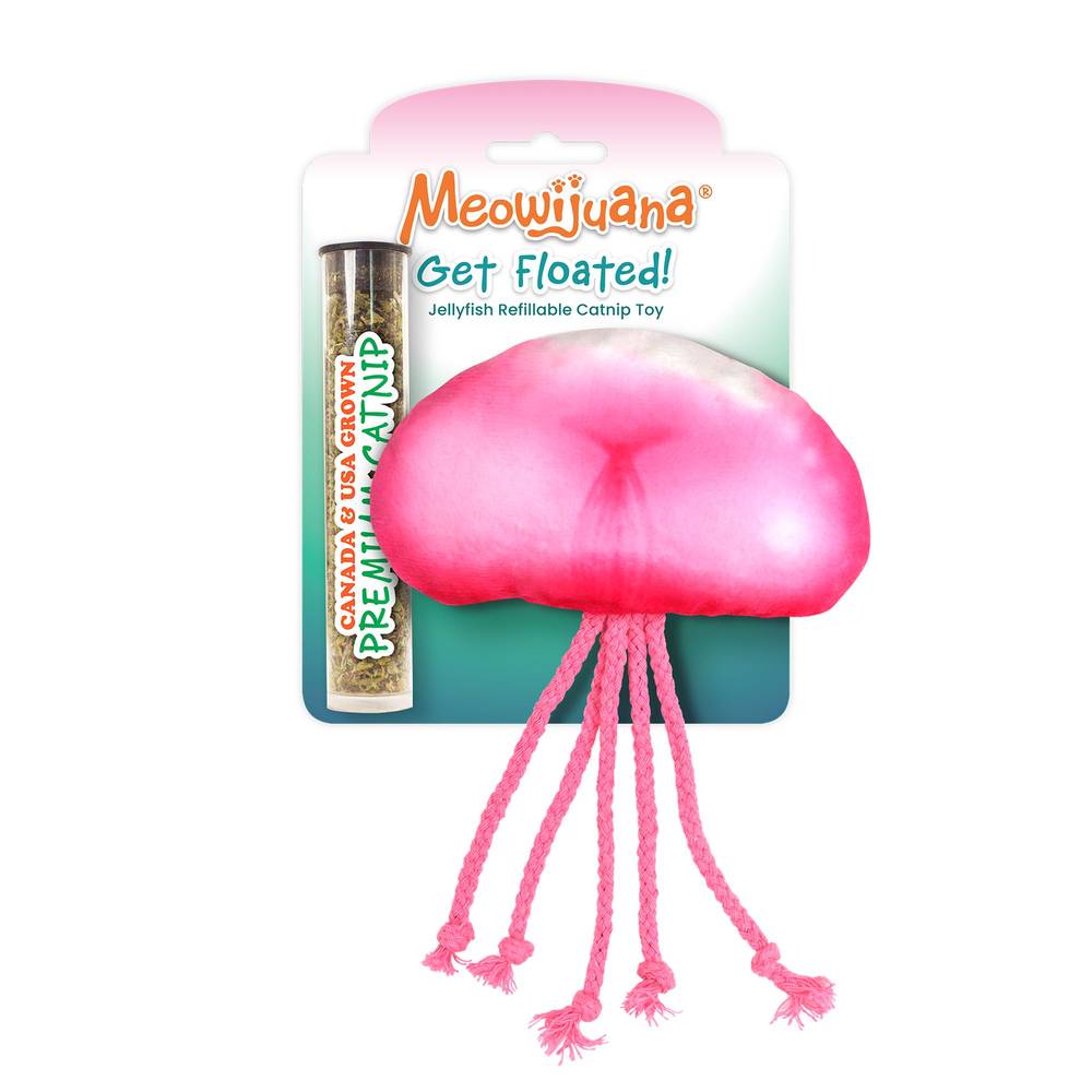 Meowijuana Jellyfish Refillable Cat Toy (purple)