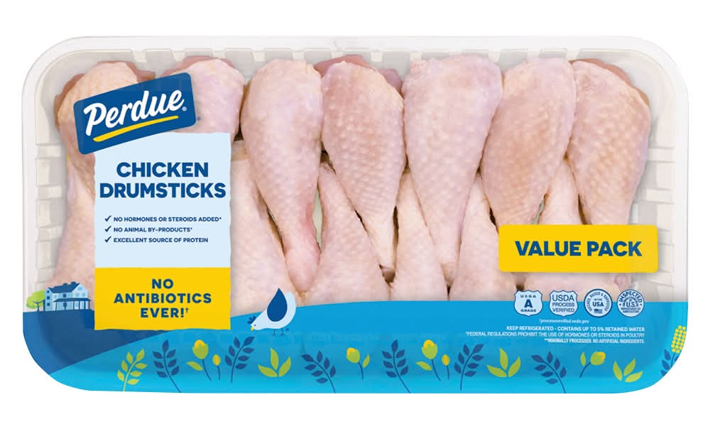 Perdue Antibiotic Free Family Pack Chicken Drumsticks