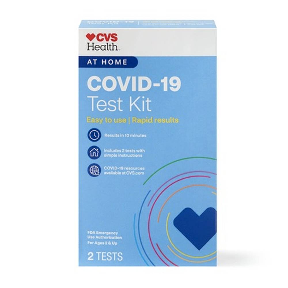 CVS Health At Home Covid-19 Test Kit (2 ct)