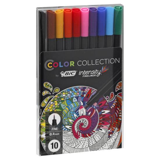 Bic Intensity Color Collection Fineliner (10 ct)