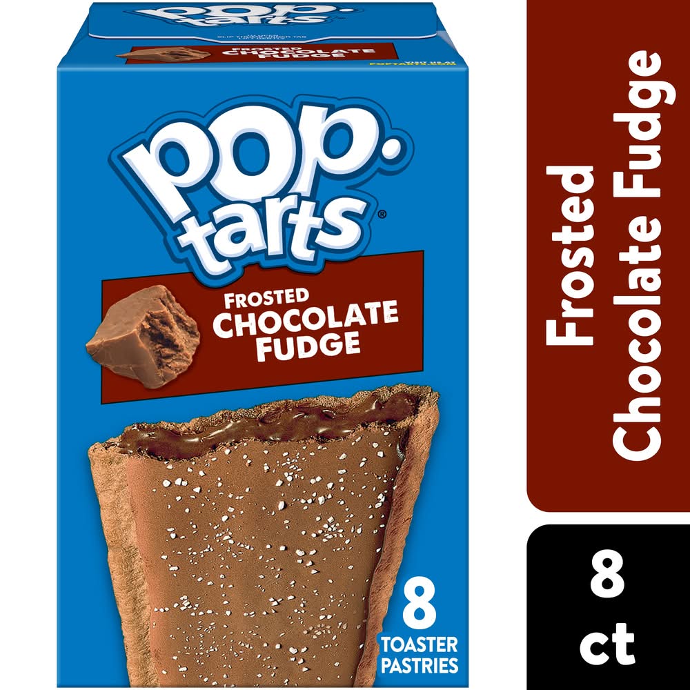 Pop-Tarts Frosted Chocolate Fudge Toaster Pastries (1.69 oz, 8 ct)