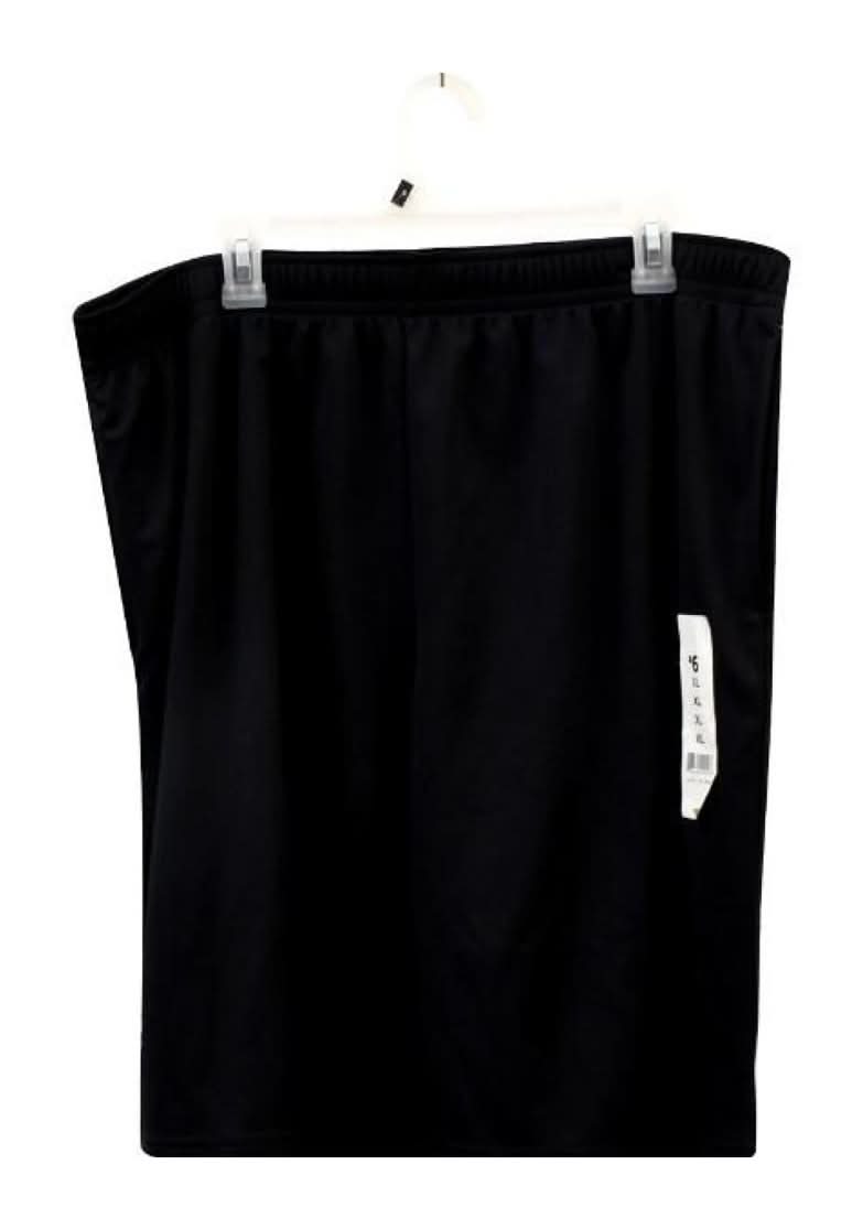 Men'S Black Mesh Shorts Size Xl