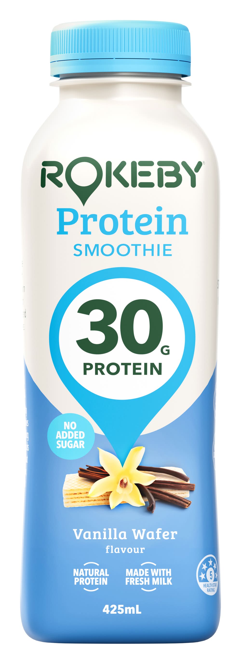 Rokeby Protein Smoothie, Vanilla Wafer (425mL)