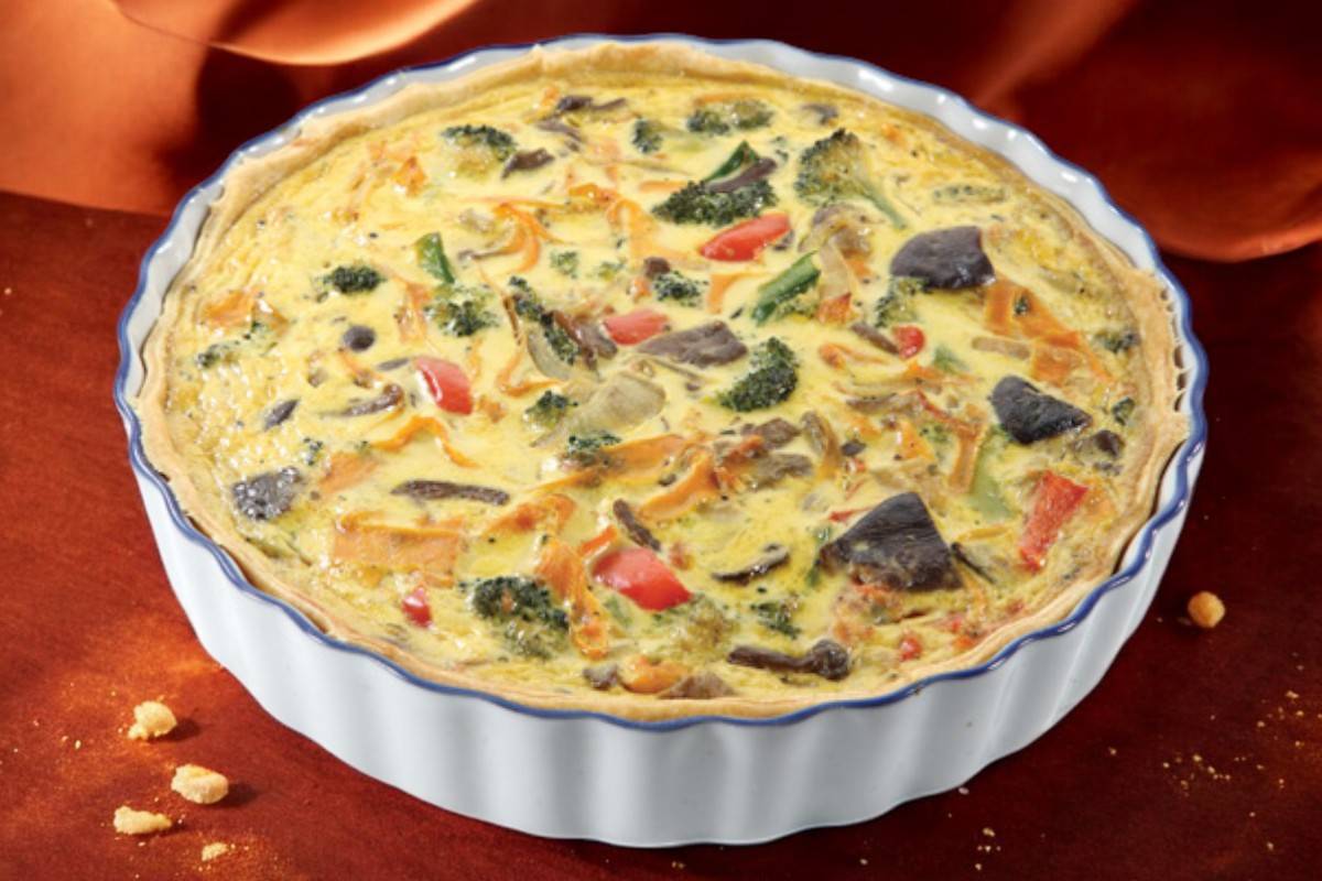 Quiche aux légumes🌮🧀