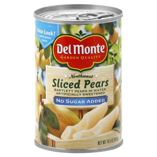 Del Monte Sliced Pears No Sugar Added (14 oz)