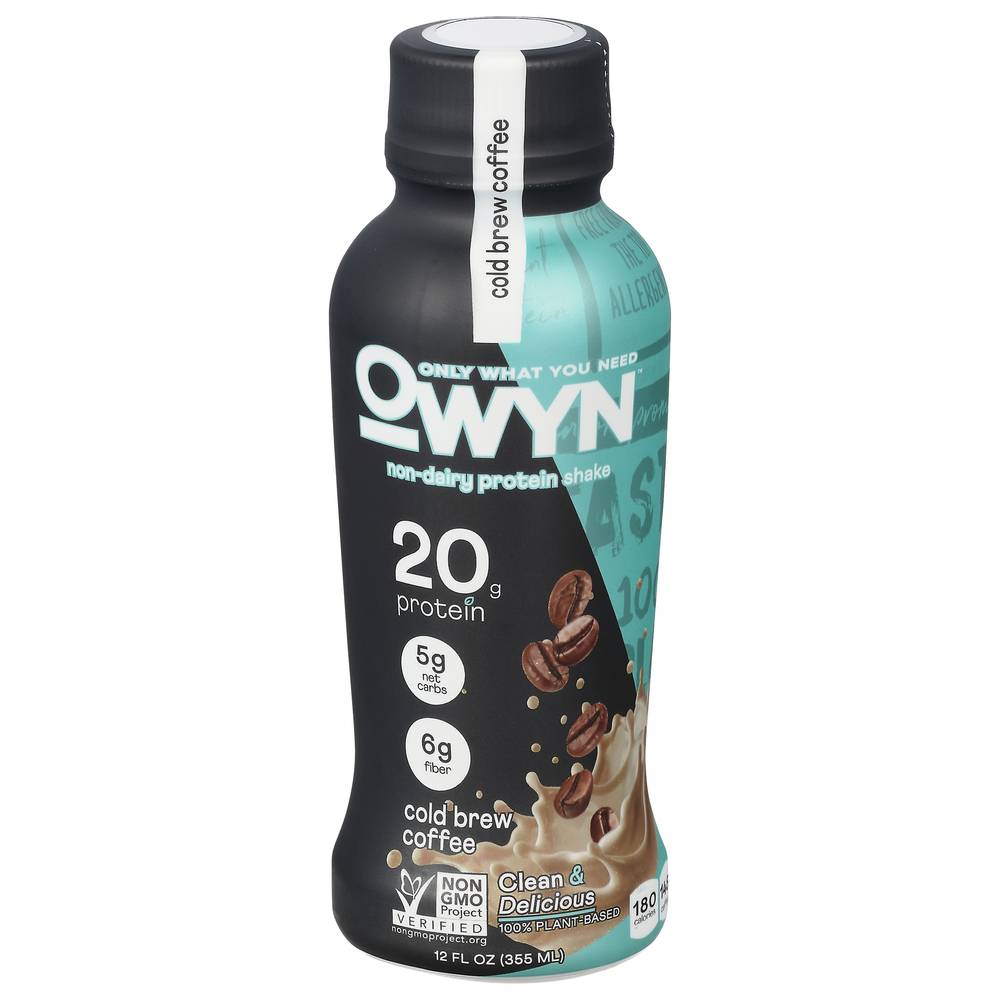 Owyn Non-Dairy Protein Shake Cold Brew Coffee (12 fl oz)