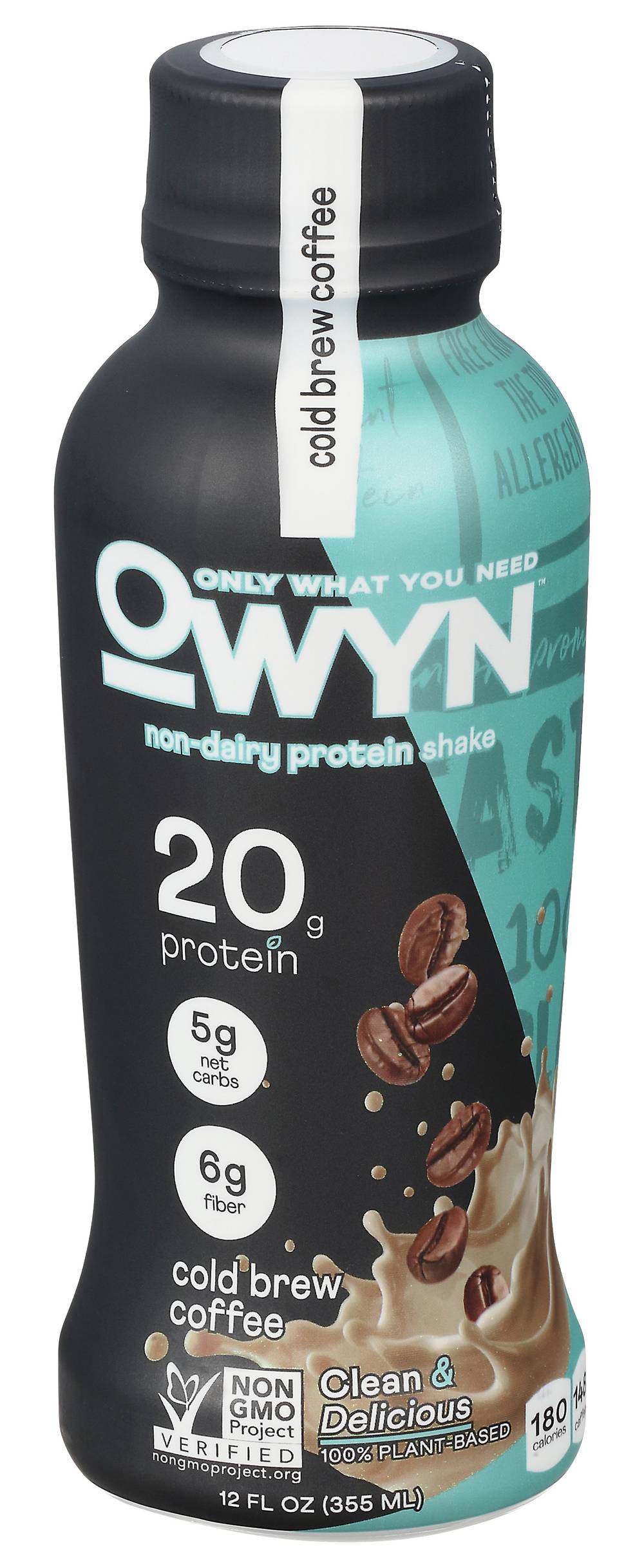 Owyn Non-Dairy Protein Shake Cold Brew Coffee (12 fl oz)