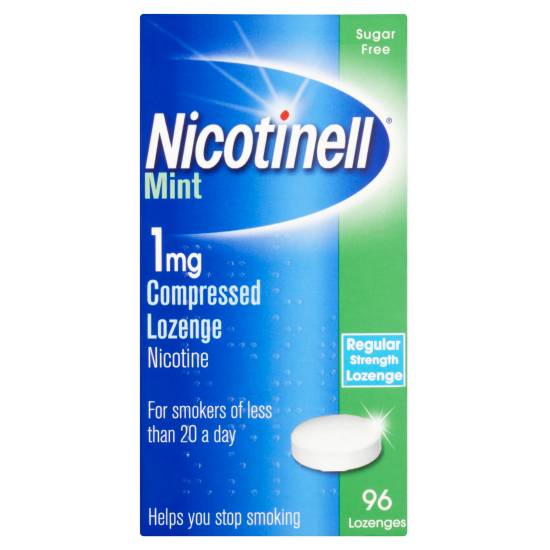 Nicotinell Lozenge Stop Smoking Aid 1 mg Mint