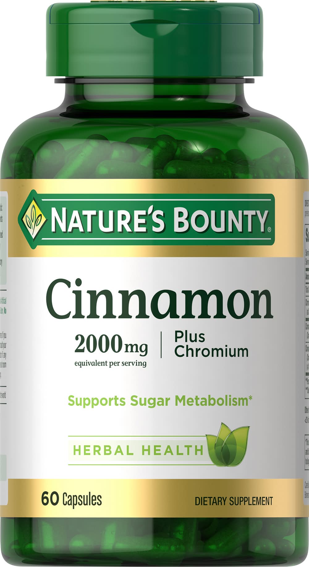 Nature's Bounty Cinnamon Dietary Supplement (4.8 oz, 60 ct)