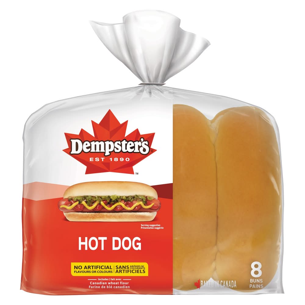 Dempster's pains à hot-dog - hot dog buns (8 unités)