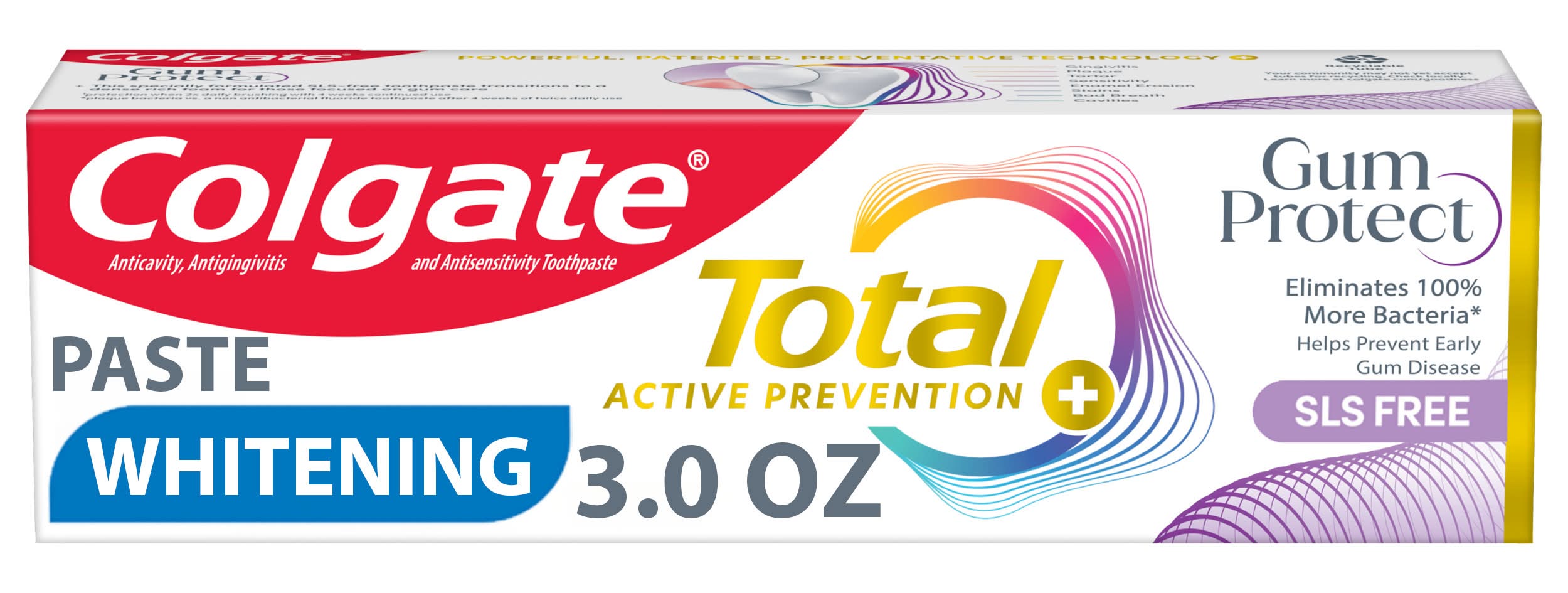 Colgate Gum Protection Whitening Toothpaste (3 oz)