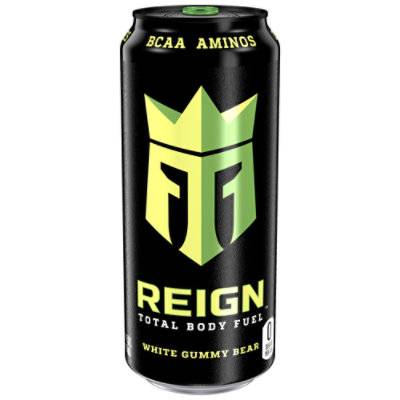 Reign Total Body Fuel White Gummy Bear Performance Energy Drink - 16 Fl. Oz.