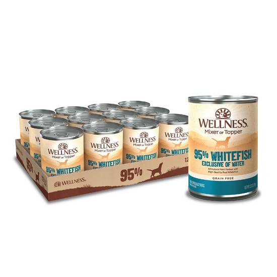 Wellness Natural Wet Grain Free Canned Dog Food (12 ct) (whitefish)