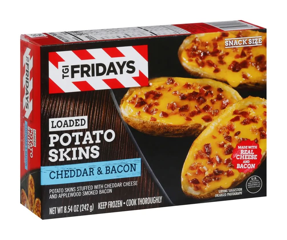 TGI Fridays Loaded Potato Skins Cheddar & Bacon
